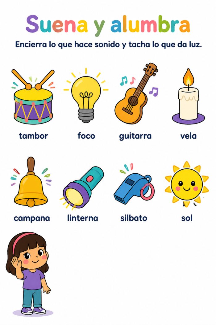 Características del sonido y la luz