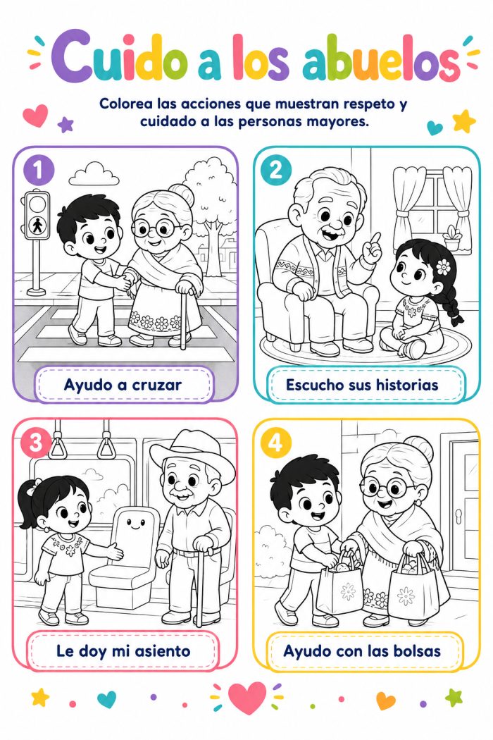 Respeto y cuidado de los abuelos y personas mayores