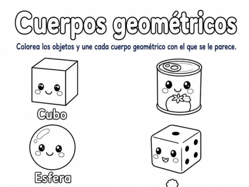 Portada de Cuerpos geométricos y sus características