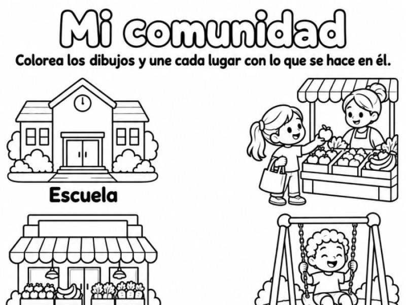 Portada de La comunidad como el espacio en el que se vive y se encuentra la escuela
